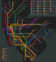 New York City subway map