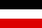 Vlag van die Duitse koloniale ryk wat sedert 1885 in gedeeltes en van 1899 tot 1914 in die hele Palau gebruik is