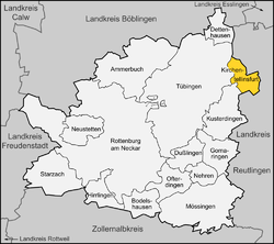 Розташування Кірхентеллінсфурт