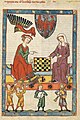 Благородні шахісти, Німеччина, бл. 1320