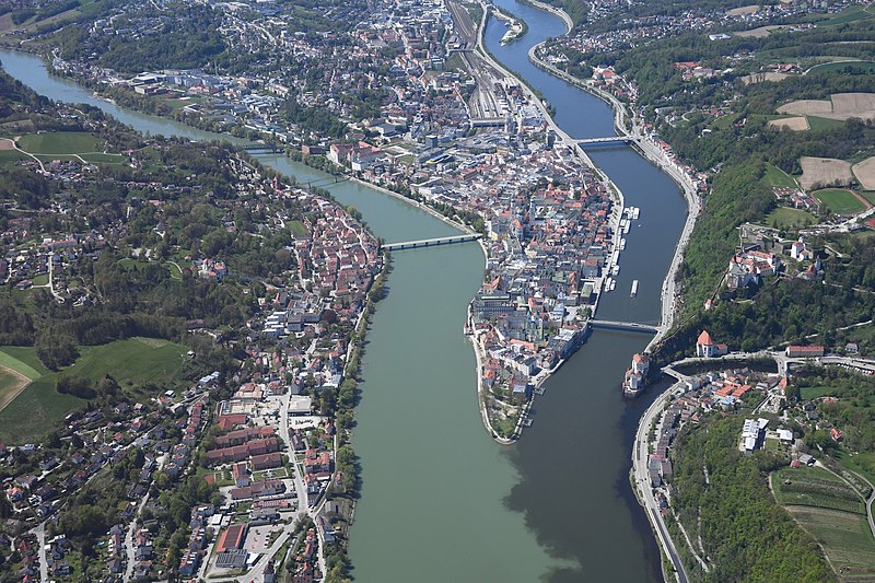 File:Aerial image of Passau.jpg