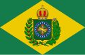 پرچم امپراتوری دوم متشکل از یک زمینه سبز در مرکز آن یک قرص‌های طلایی نماد سلطنتی است