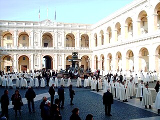 Cavaliers du saint sépulcre de Jérusalem à Loreto.