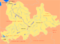 Syktyvkar nun mapa del Dviná Septentrional