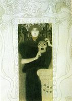 Етюд до ілюстрації «Алегорія Трагедії», 1897 (Музей історії Відня)