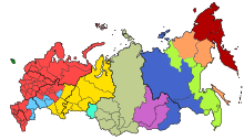 Map of Russia (without Crimea) - Time Zones (2018).svg