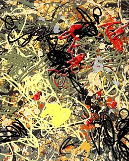 Jackson Pollock: Action painting