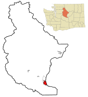Location of Wenatchee