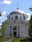 Церква в ім'я Св. Миколая в селищі Диканька, на 2008 рік. Архітектор М.О. Львов
