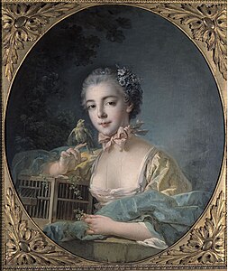 Mademoiselle Baudouin Anak perempuan François Boucher, sang pelukis