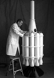 Верхние ступени Юнона-1 — связка твердотопливных ракет «Сержант»