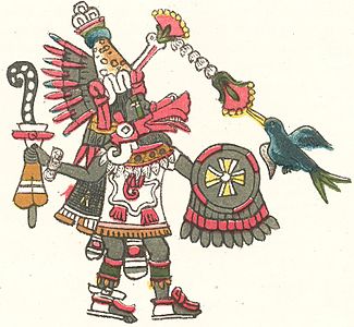 Quetzalcóatl en el Códice Magliabechiano.