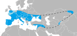 Distribución do Homo neanderthalensis.
