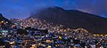 9. Rocinha, Brazília legnagyobb favelájának (nyomornegyedének) éjszakai panorámája Rio de Janeiróban, a Dois Irmãos (Két testvér) heggyel a háttérben, 2014 júniusában (javítás)/(csere)