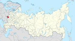 ブリャンスク州の位置