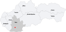ノヴェー・ザームキの位置の位置図