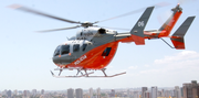 Helicóptero da Coordenadoria Integrada de Operações Aéreas do Ceará (CIOPAER-CE).