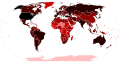 Mapa do surto do coronavírus de 2019–2020