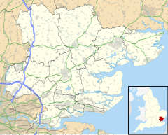 Waltham Abbey is located in Essex