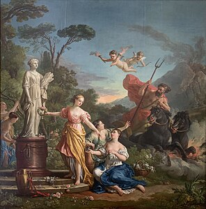 L’Enlèvement de Proserpine, Joseph-Marie Vien, 1767, musée de Grenoble