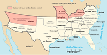 Мапа Конфедеративних Штатів Америк