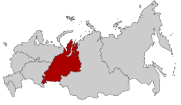 Ural Federal Dairəsi xəritədə
