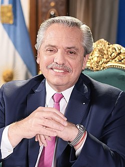 Alberto Fernández vuonna 2021.
