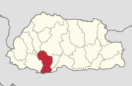 Distretto di Dagana – Localizzazione