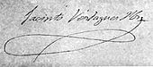 signature de Jacint Verdaguer