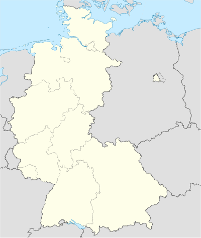 Mapa konturowa Niemiec