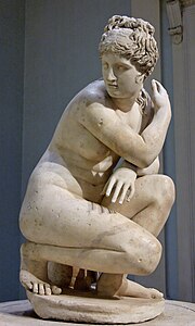 Afrodite som sitter på huk (100-tallet f.Kr.), British Museum