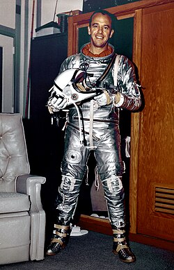 Shepard a repülés előtt