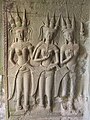 Relleu d'apsarás, Angkor Wat, Cabodja