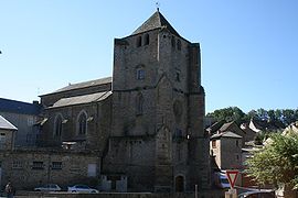 The church in Cassagnes-Bégonhès