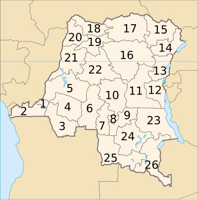 25 provincies en de hoofstad