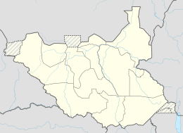 Каго Каджу (аеропорт). Карта розташування: Південний Судан