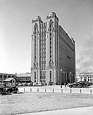 T&P Station im Stadtzentrum 1946