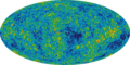 Cosmic microwave background radiation, by NASA/WMAP Science Team