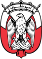 falcon in the emblem of Emirate of Abu Dhabi (UAE)