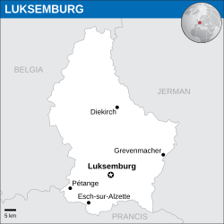 Lokasi Luksemburg