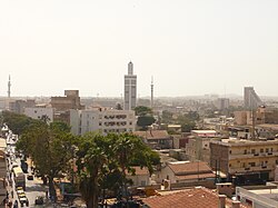 Skyline of Central Dakar