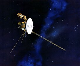 „Вояджър 2“ в космоса (рисунка)