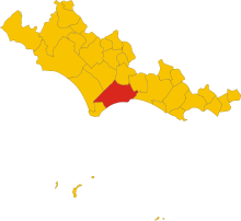 Localisation de Terracine