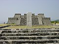 Piramide azteca a Xochicalco in Messico