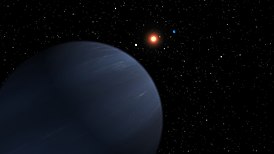 Планета 55 Cancri f в представлении художника. Около звезды также показаны внутренние планеты