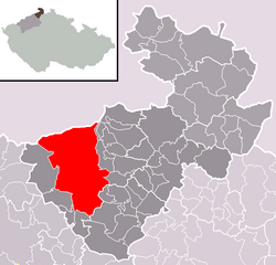 Localização de Děčín