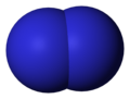 Molècula de nitrogen, N₂