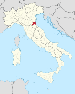 Provincia de Ravena - Localizazion
