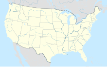 מיקום הפארק הלאומי יוסמיטי במפת ארצות הברית