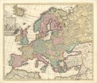 Kaart van Europa. Carel Allard, c. 1690.
